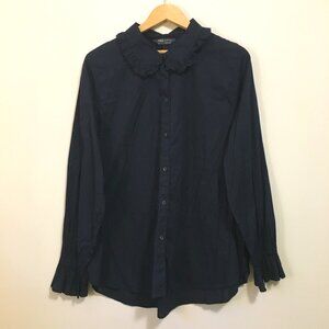 100% Cotton Poet Style Button Down Dress Shirt